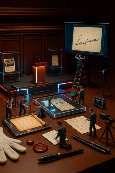 Circuit Auction Autographs & Documents Features